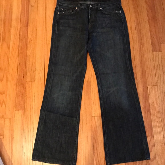 7 for All Mankind Dark Wash Slim Bootcut Denim - Picture 2 of 7